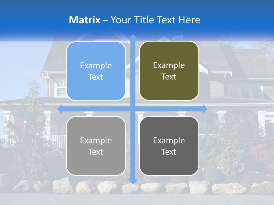 Green Brick City PowerPoint Template