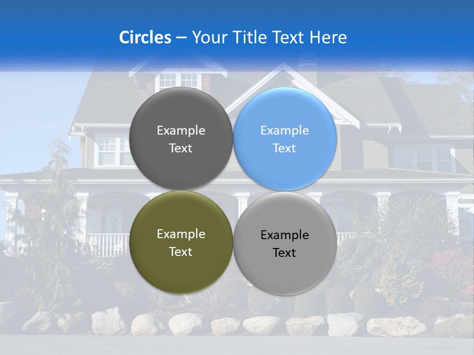 Green Brick City PowerPoint Template
