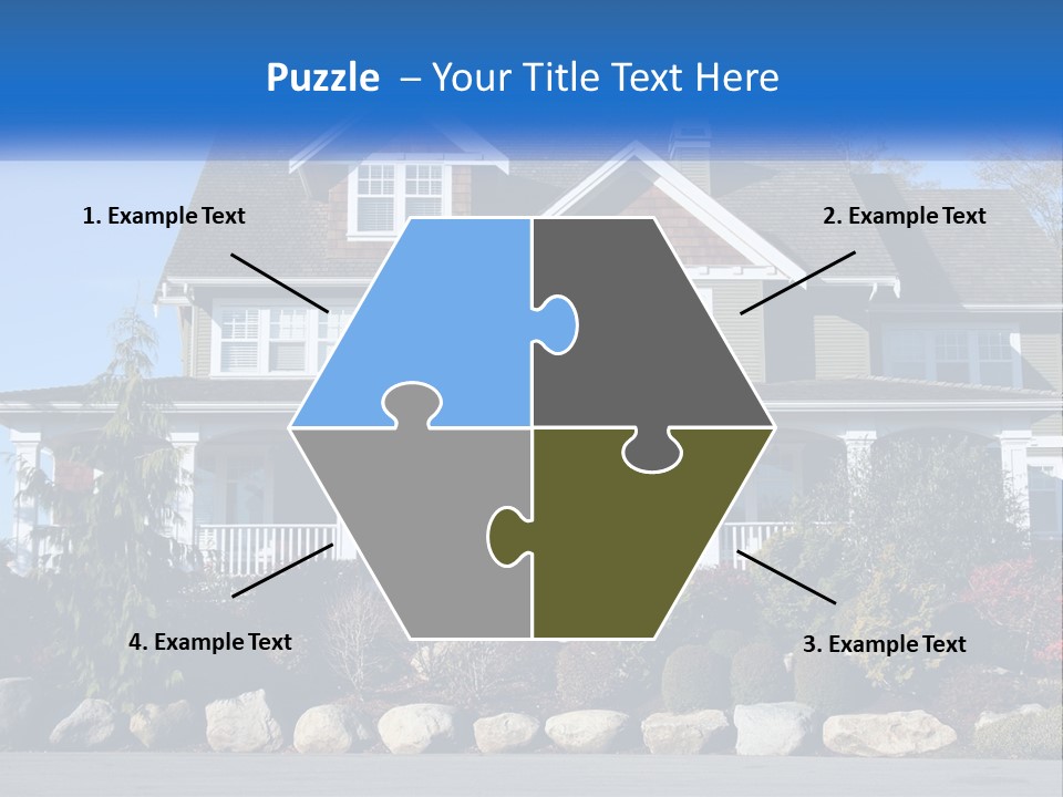 Green Brick City PowerPoint Template