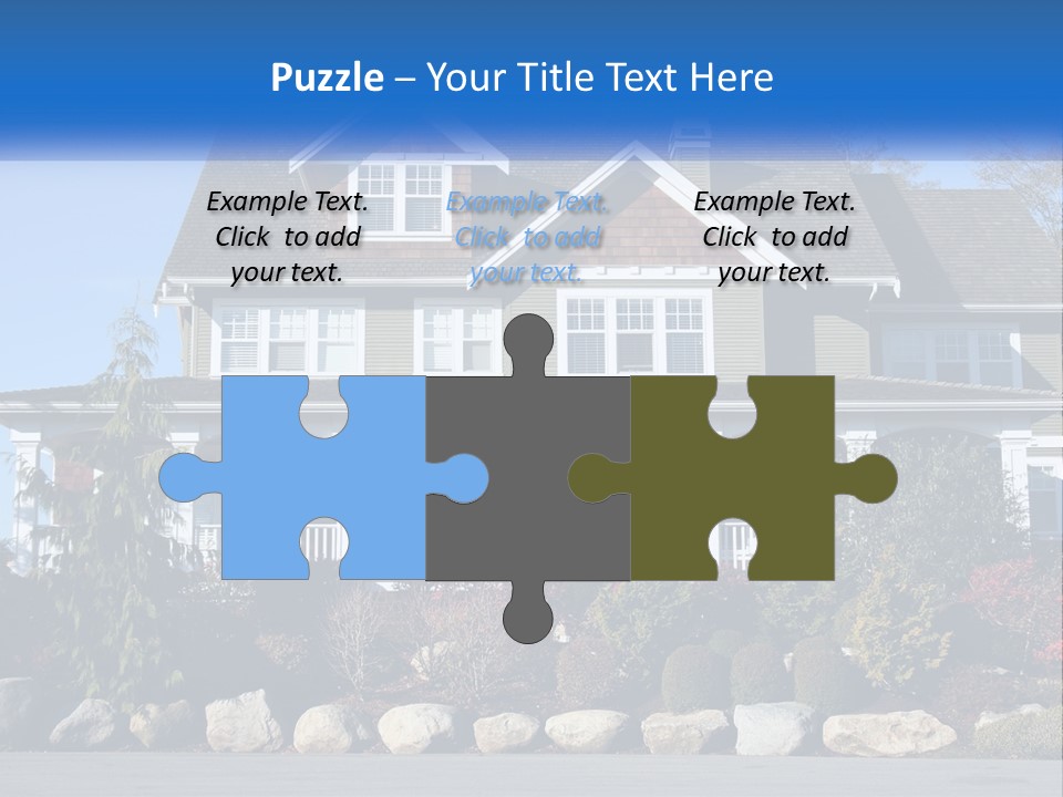 Green Brick City PowerPoint Template