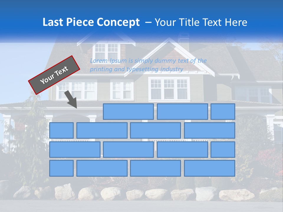 Green Brick City PowerPoint Template