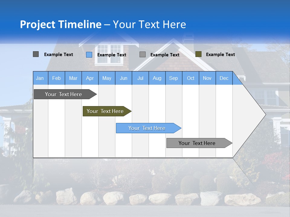 Green Brick City PowerPoint Template