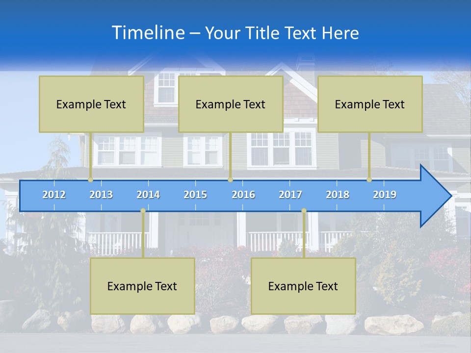 Green Brick City PowerPoint Template