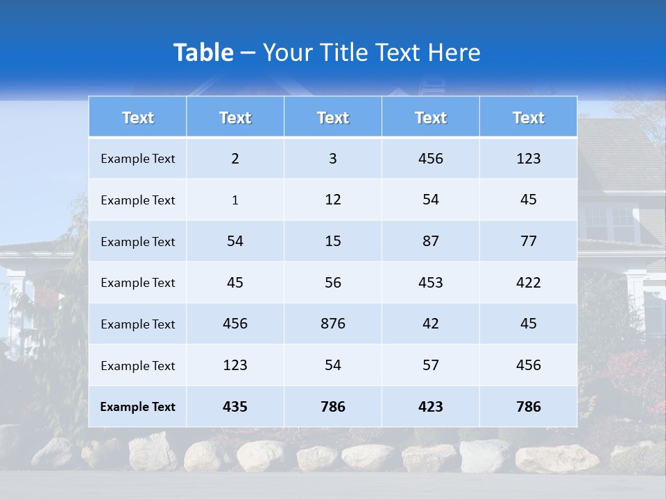 Green Brick City PowerPoint Template