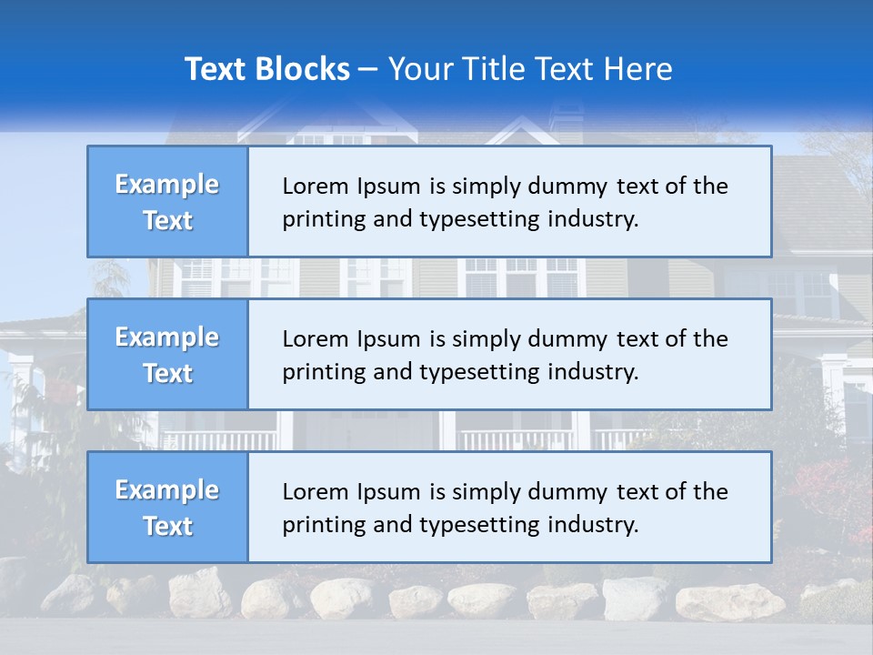 Green Brick City PowerPoint Template