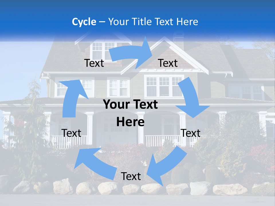 Green Brick City PowerPoint Template
