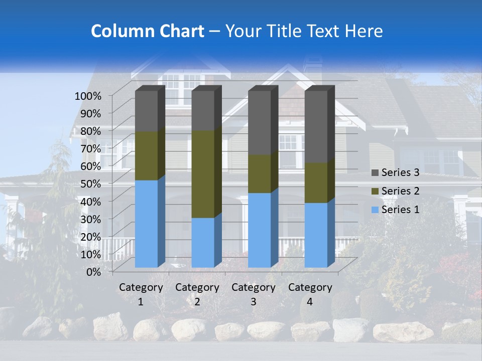 Green Brick City PowerPoint Template