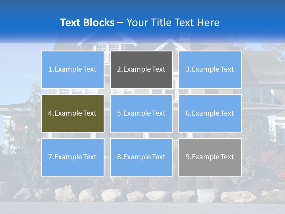 Green Brick City PowerPoint Template
