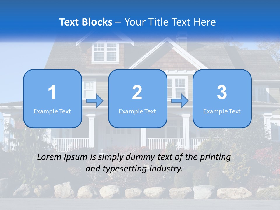 Green Brick City PowerPoint Template