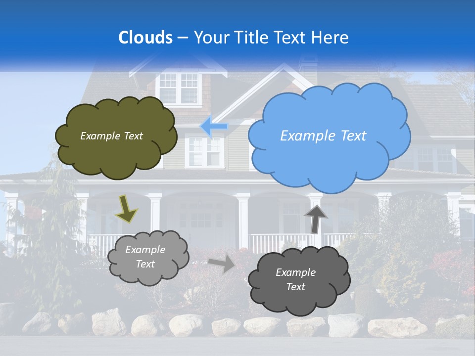 Green Brick City PowerPoint Template