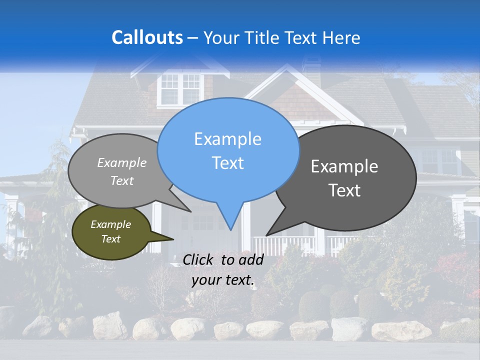 Green Brick City PowerPoint Template