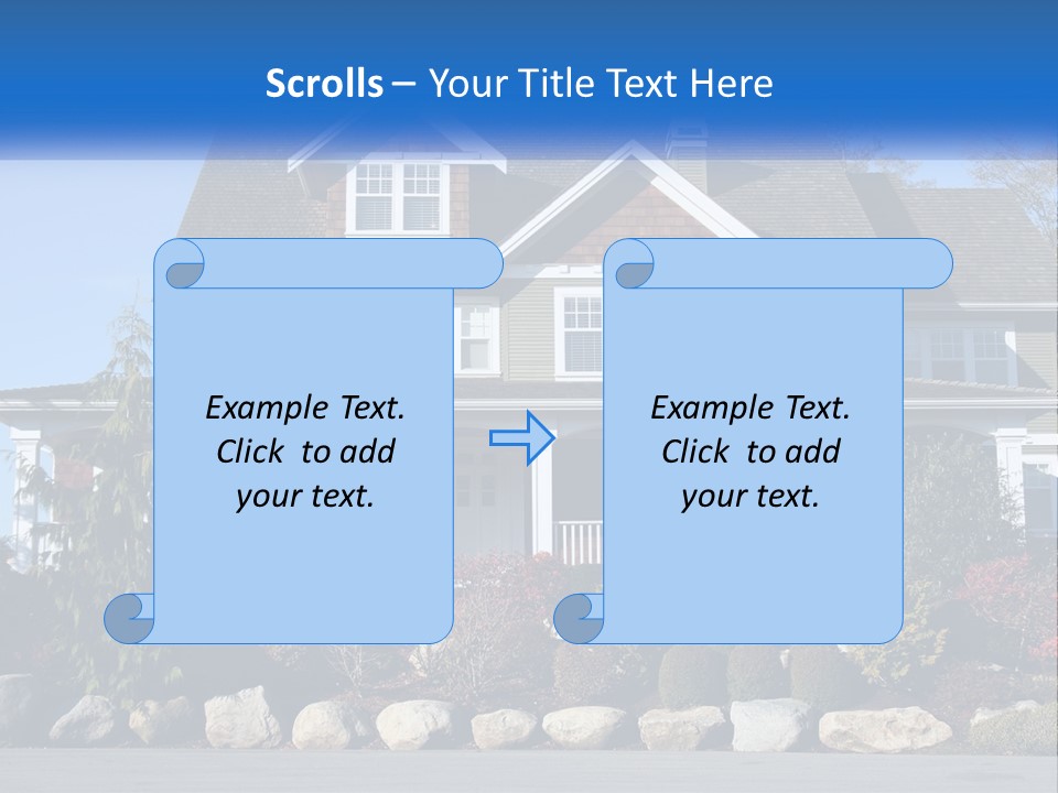 Green Brick City PowerPoint Template