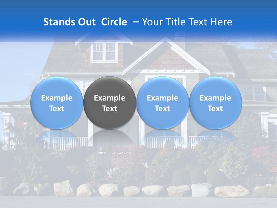 Green Brick City PowerPoint Template