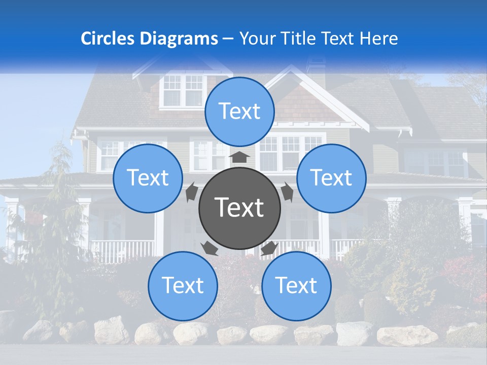 Green Brick City PowerPoint Template