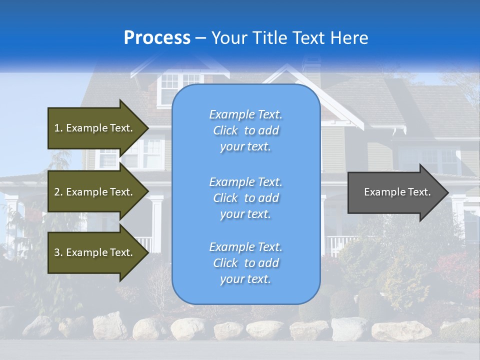 Green Brick City PowerPoint Template