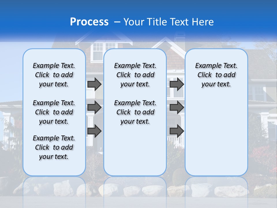 Green Brick City PowerPoint Template