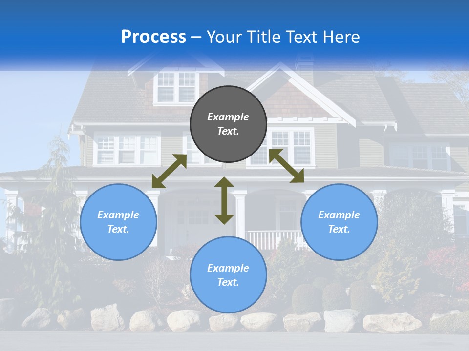 Green Brick City PowerPoint Template
