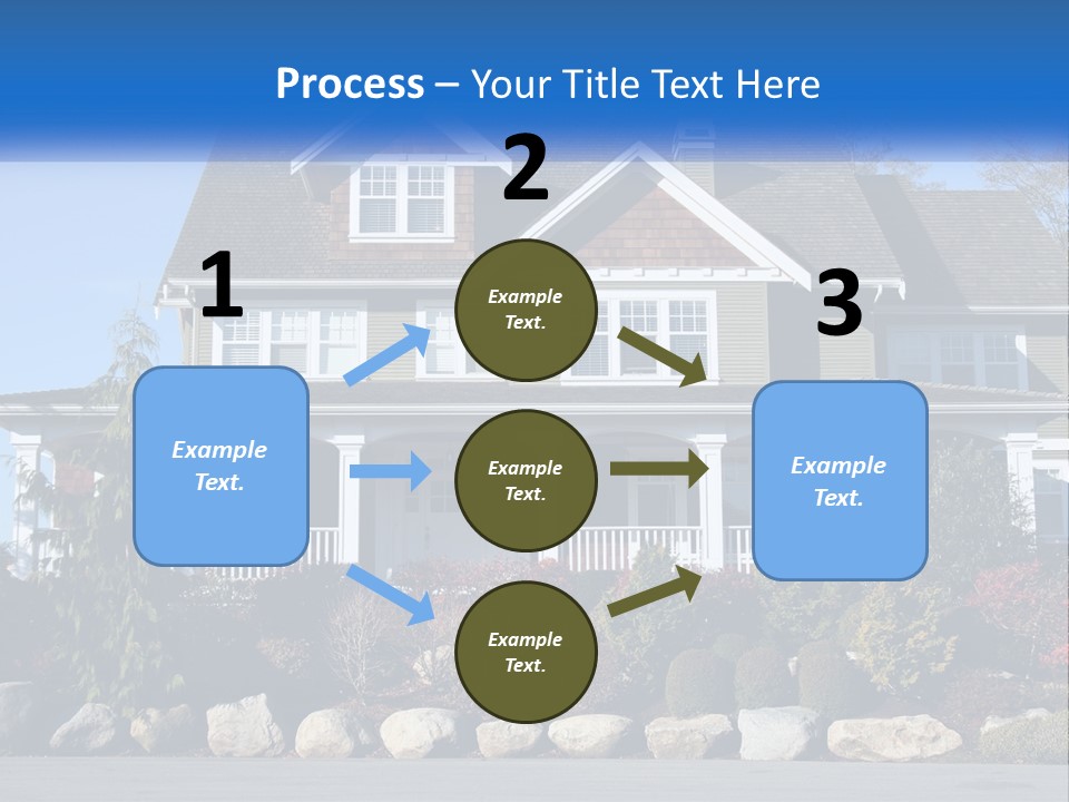 Green Brick City PowerPoint Template