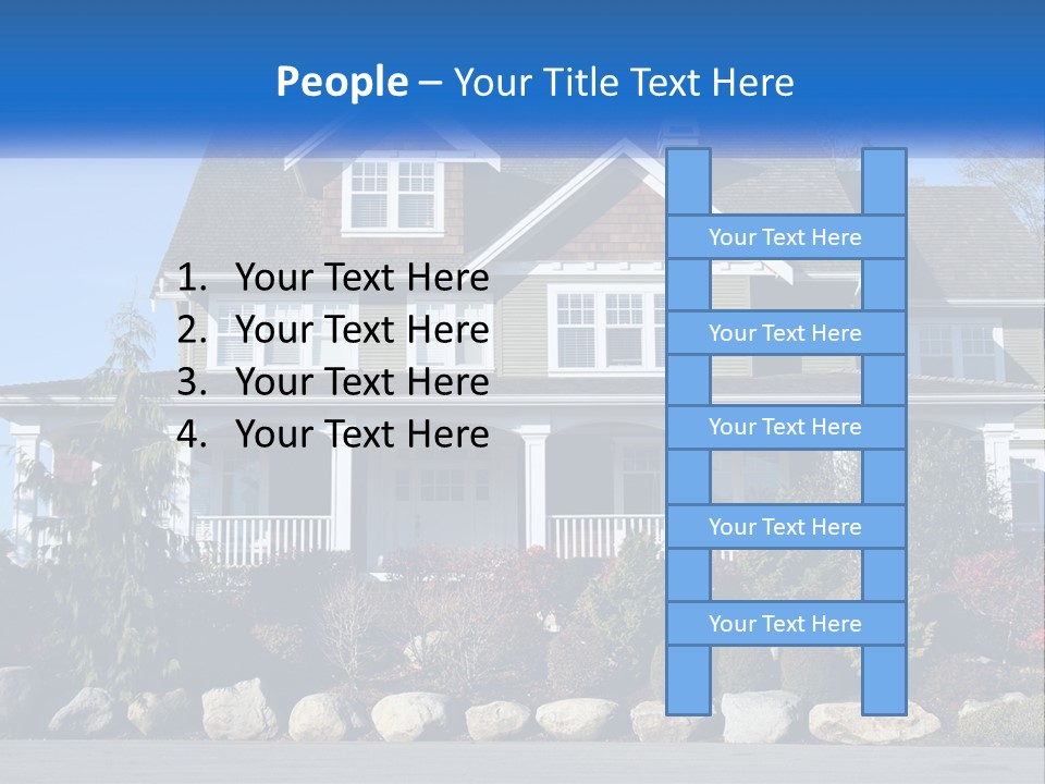 Green Brick City PowerPoint Template