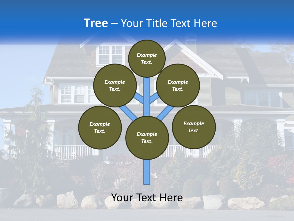 Green Brick City PowerPoint Template