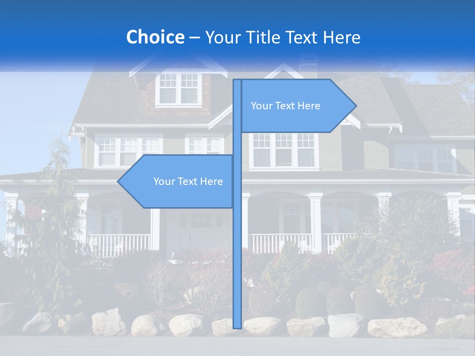 Green Brick City PowerPoint Template