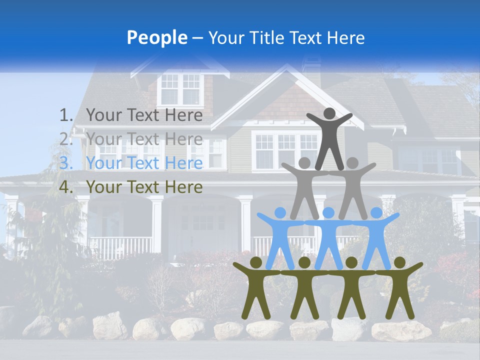 Green Brick City PowerPoint Template