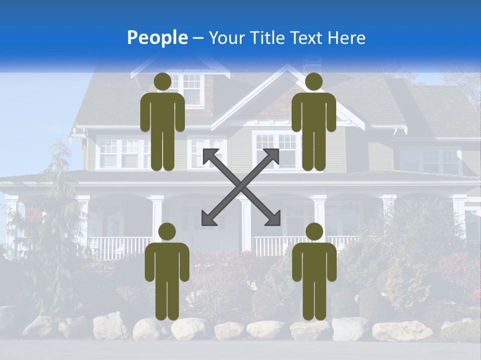 Green Brick City PowerPoint Template