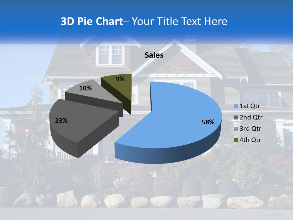 Green Brick City PowerPoint Template