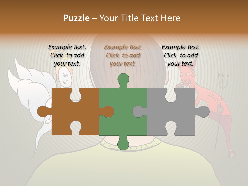 Hell Illustration Lie PowerPoint Template