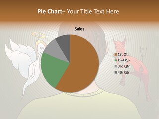 Hell Illustration Lie PowerPoint Template