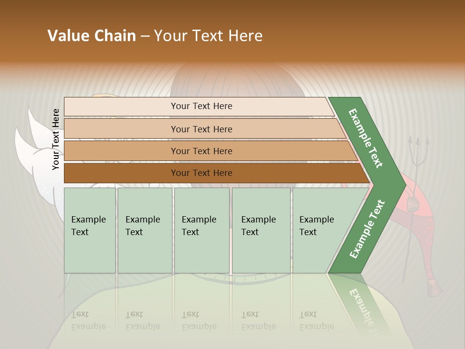Hell Illustration Lie PowerPoint Template
