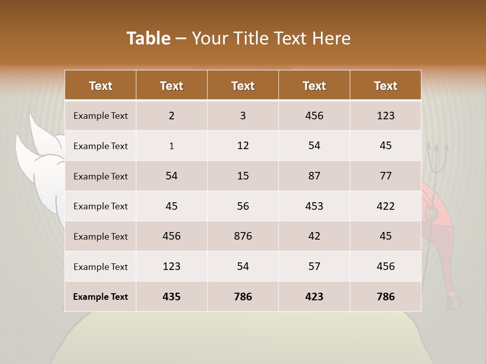 Hell Illustration Lie PowerPoint Template