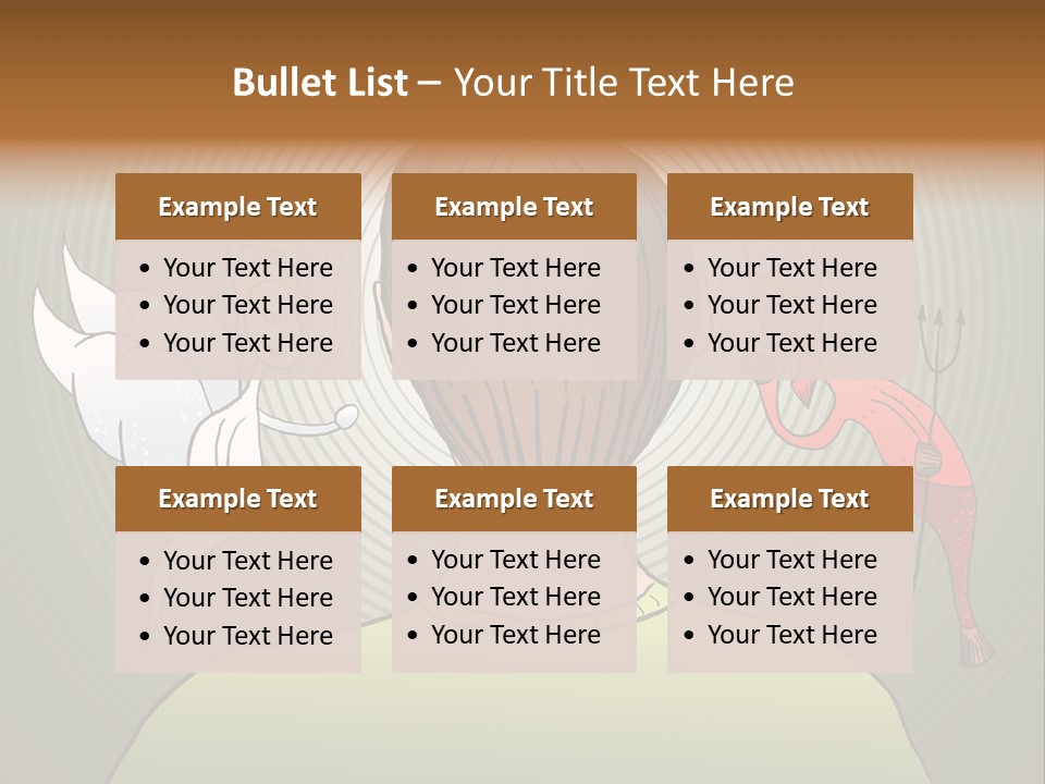 Hell Illustration Lie PowerPoint Template