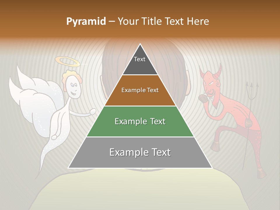 Hell Illustration Lie PowerPoint Template