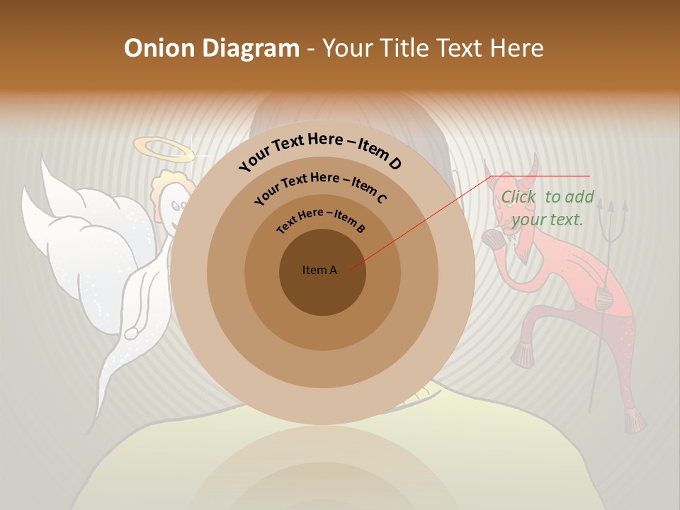 Hell Illustration Lie PowerPoint Template