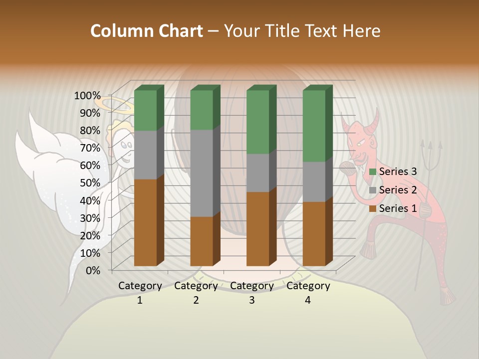 Hell Illustration Lie PowerPoint Template