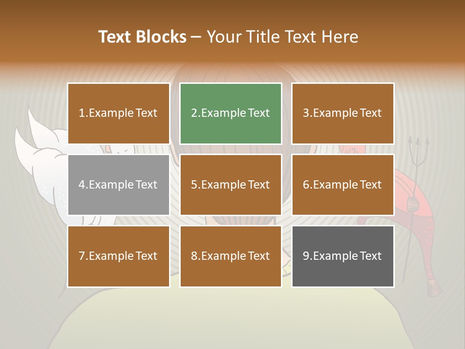 Hell Illustration Lie PowerPoint Template