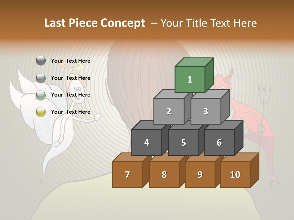 Hell Illustration Lie PowerPoint Template