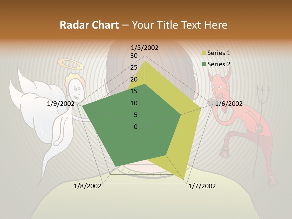 Hell Illustration Lie PowerPoint Template