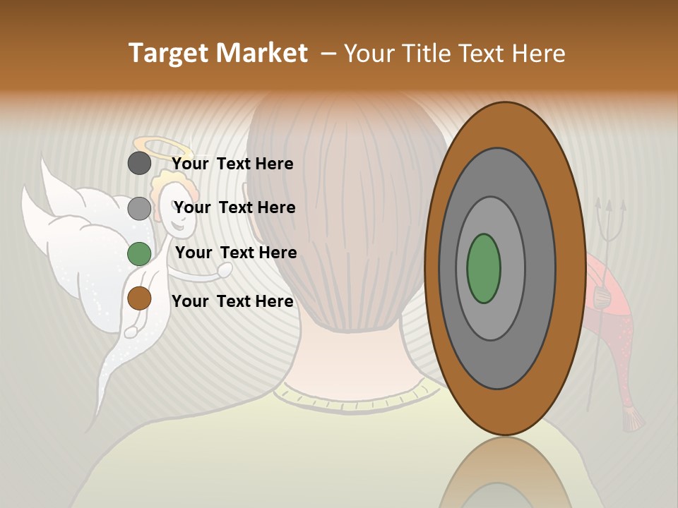 Hell Illustration Lie PowerPoint Template