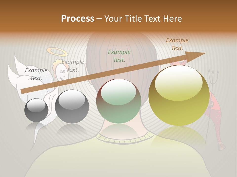 Hell Illustration Lie PowerPoint Template