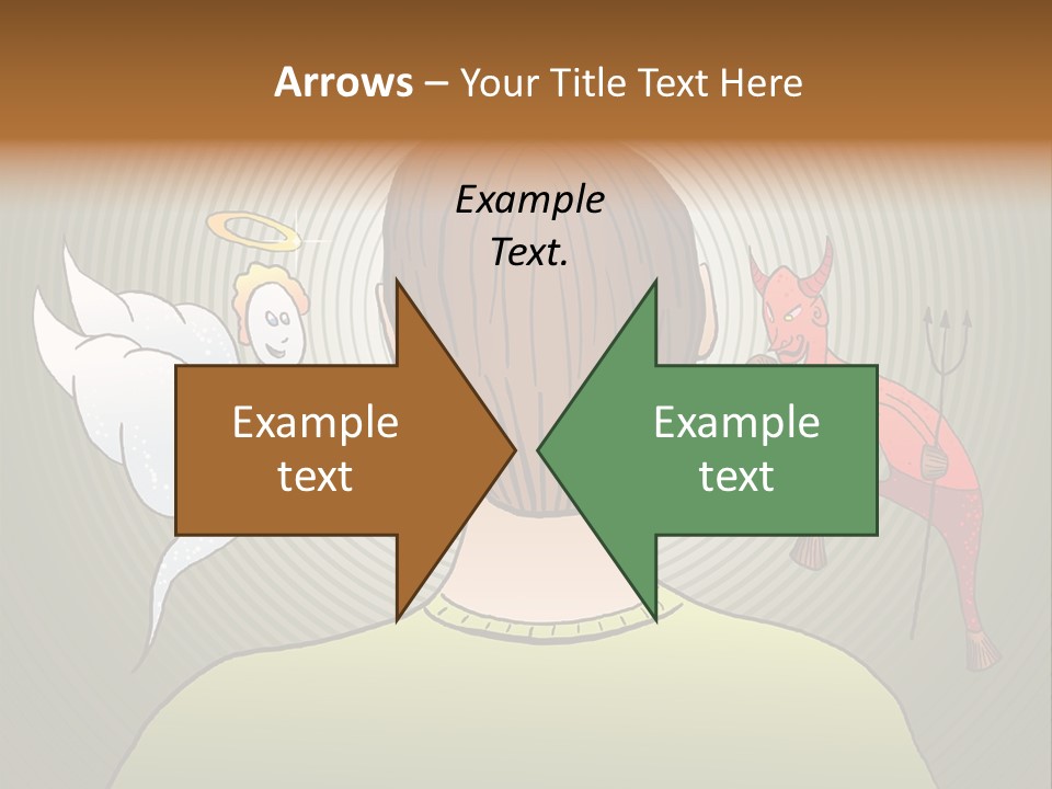 Hell Illustration Lie PowerPoint Template