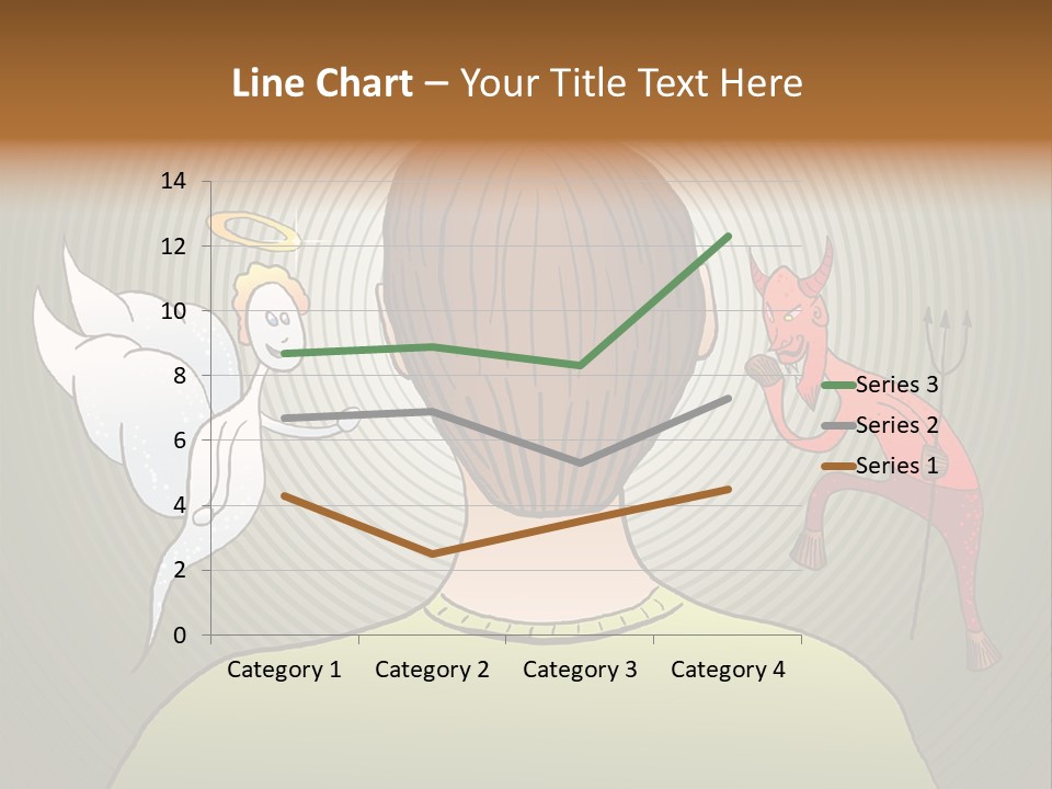 Hell Illustration Lie PowerPoint Template
