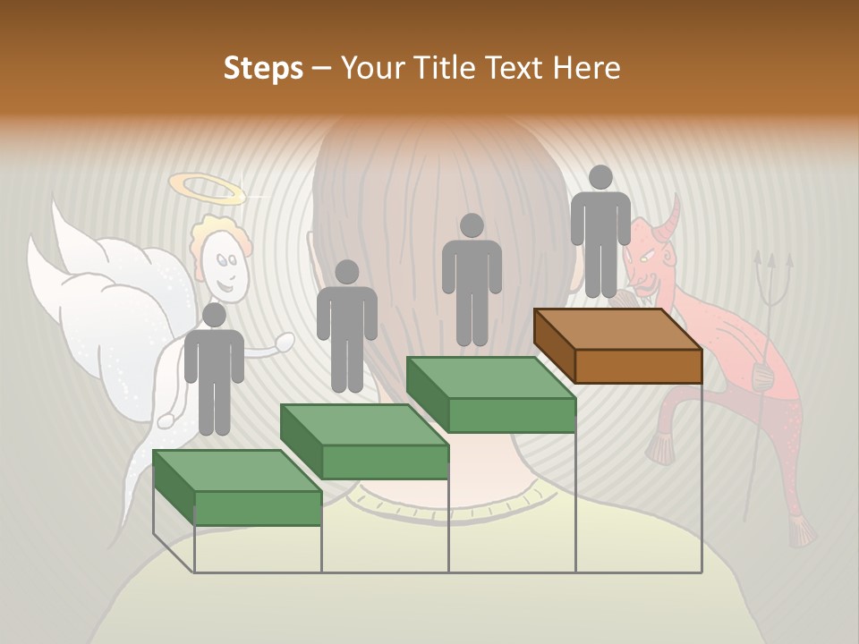 Hell Illustration Lie PowerPoint Template