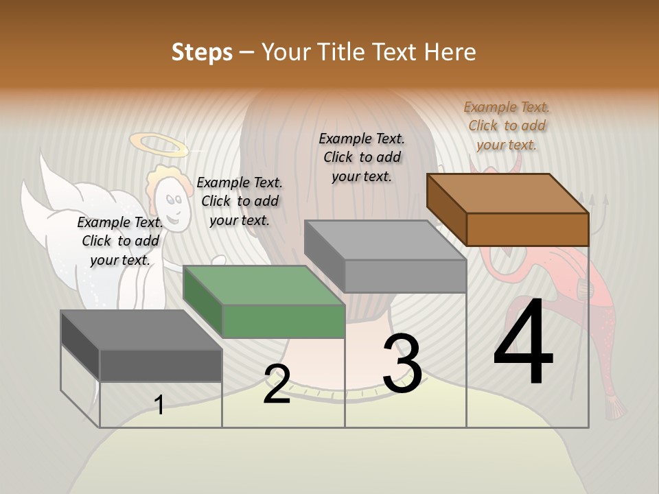 Hell Illustration Lie PowerPoint Template
