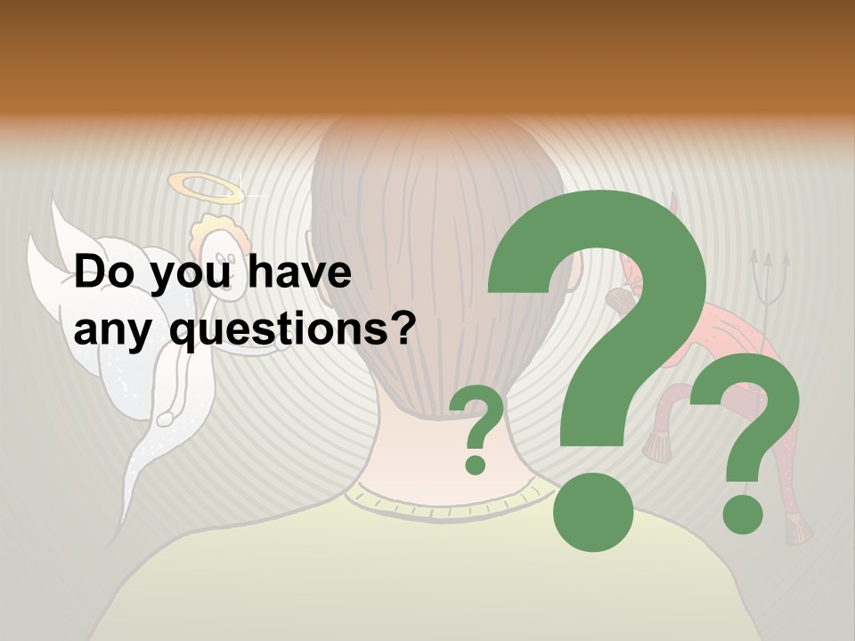 Hell Illustration Lie PowerPoint Template