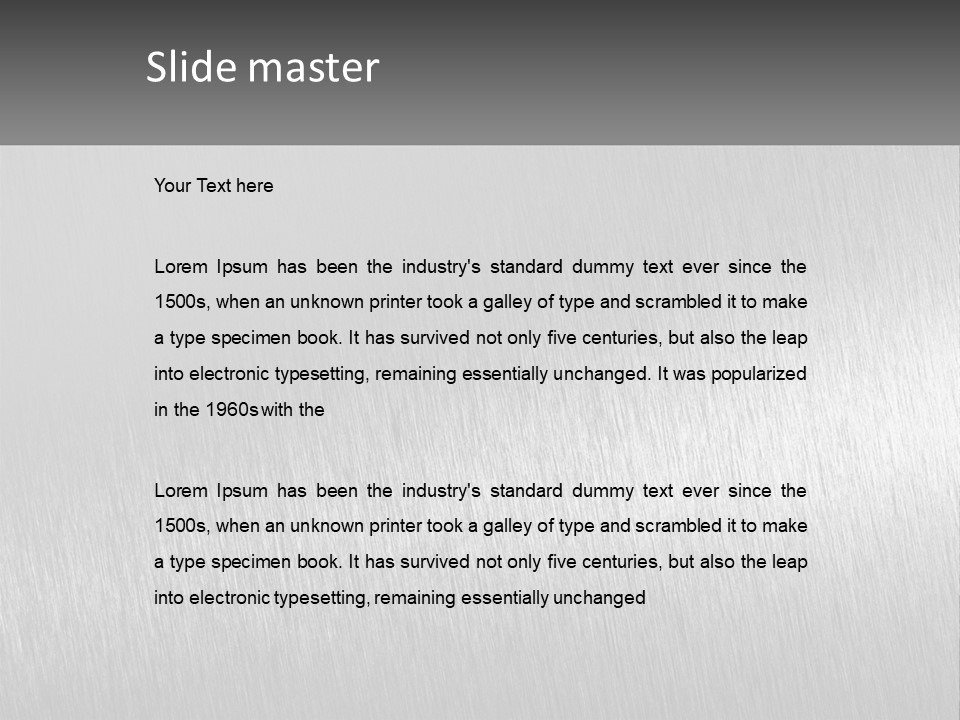 Rough Highlight Reflective PowerPoint Template