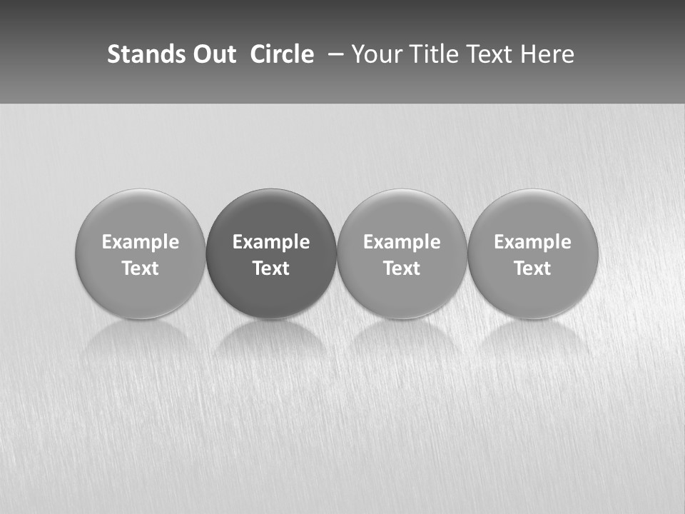 Rough Highlight Reflective PowerPoint Template