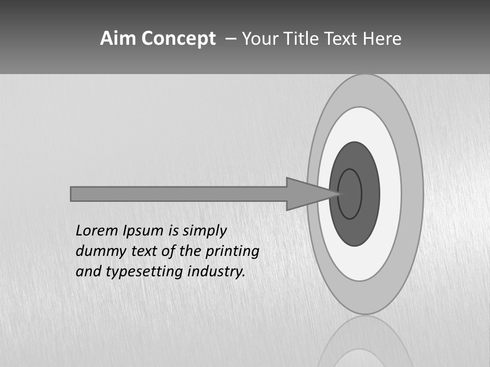 Rough Highlight Reflective PowerPoint Template