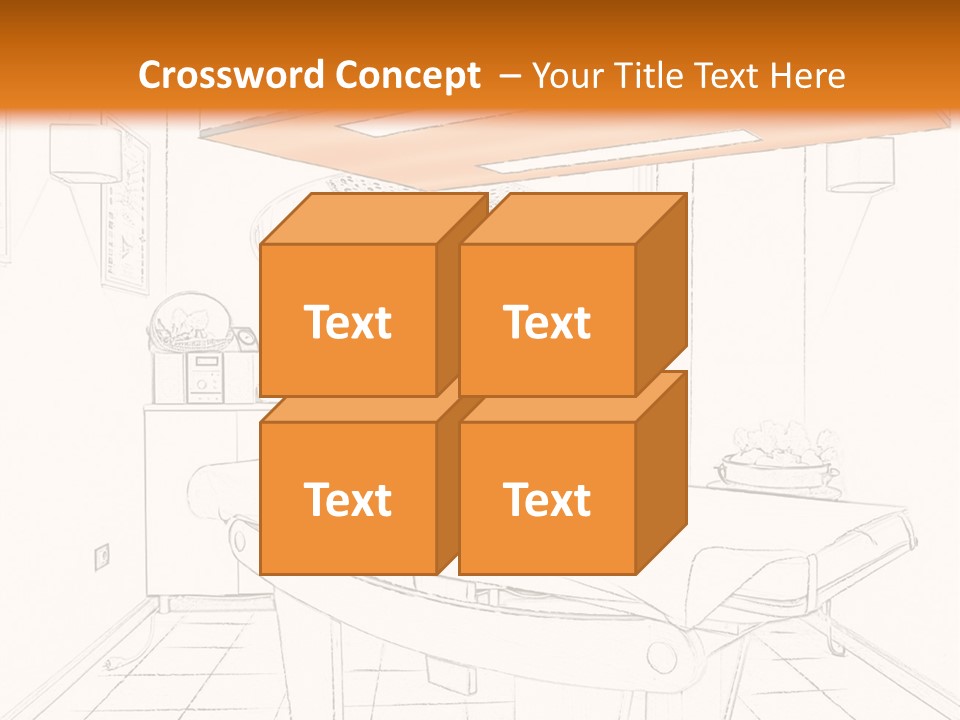 Spa Table Bed PowerPoint Template